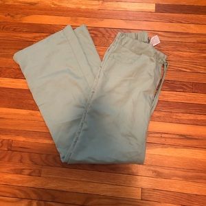 Moss green scrub pants